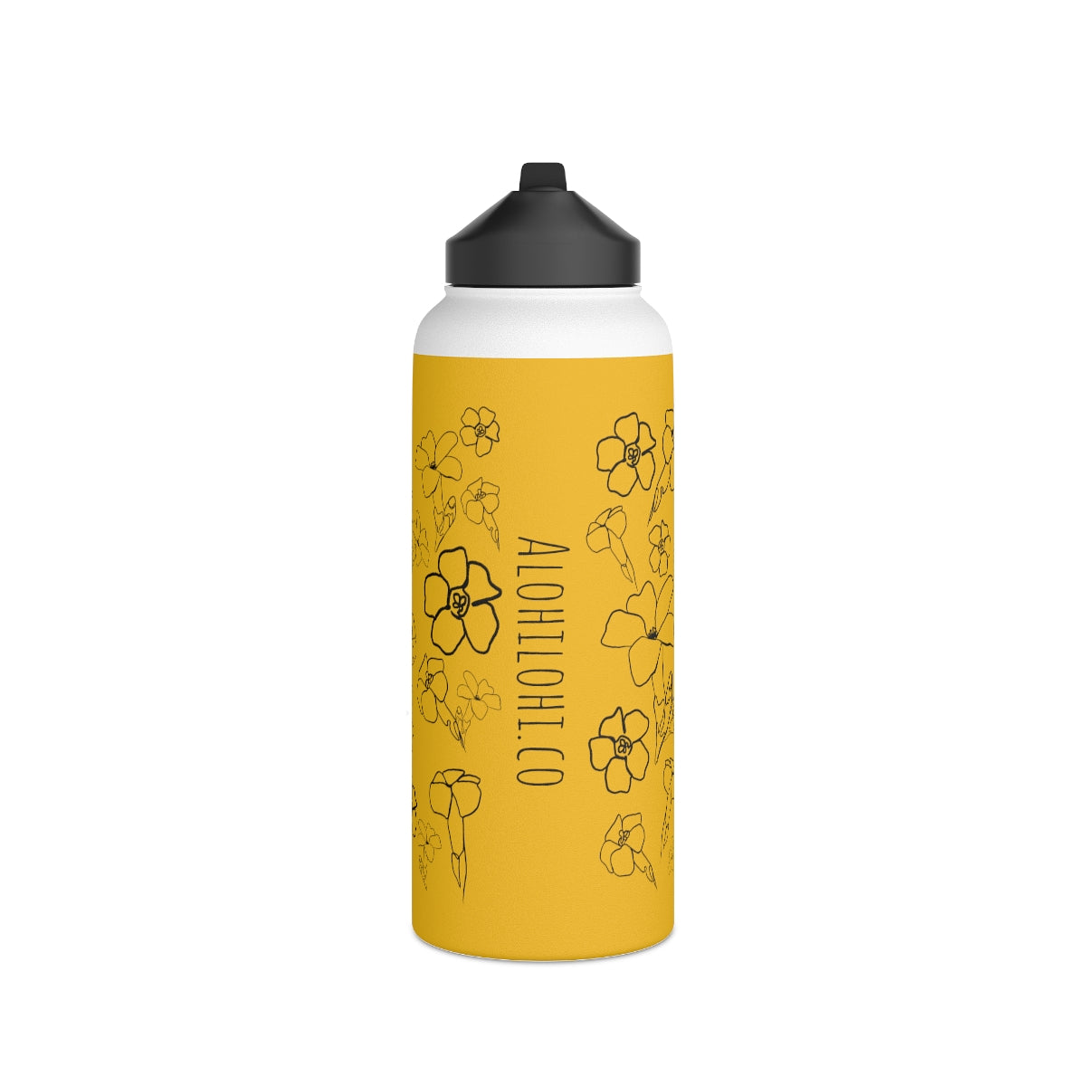 Pua Kenikeni in Melemele/Yellow - Stainless Steel Water Bottle