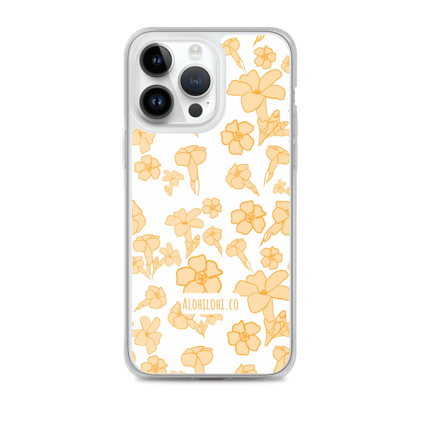 Pua Kenikeni on Keʻokeʻo - Clear iPhone Case