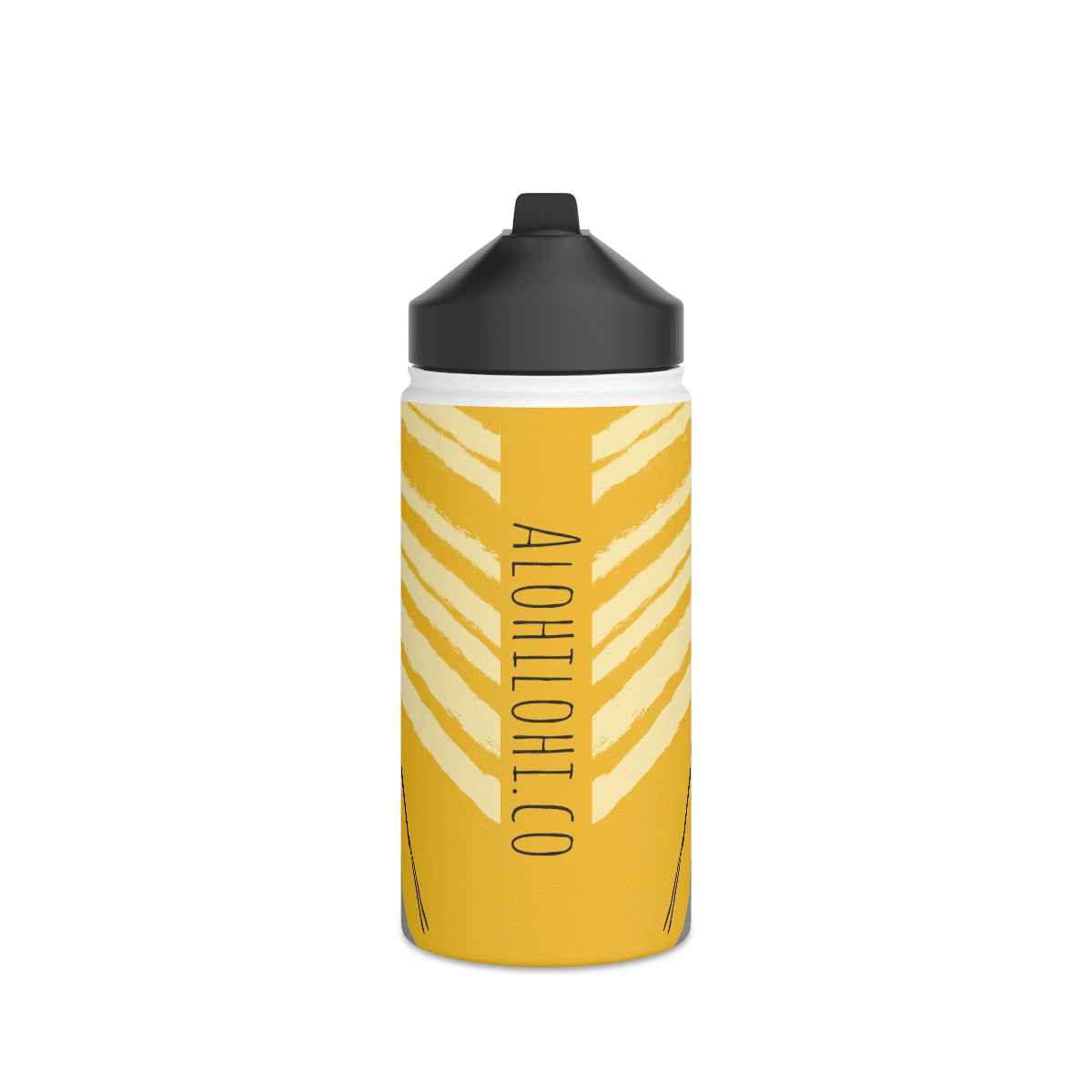 ʻŌkoholua (in Melemele/Yellow) - Stainless Steel Water Bottle