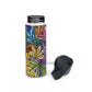 Naupaka (E) in Poni/Purple - Stainless Steel Water Bottle