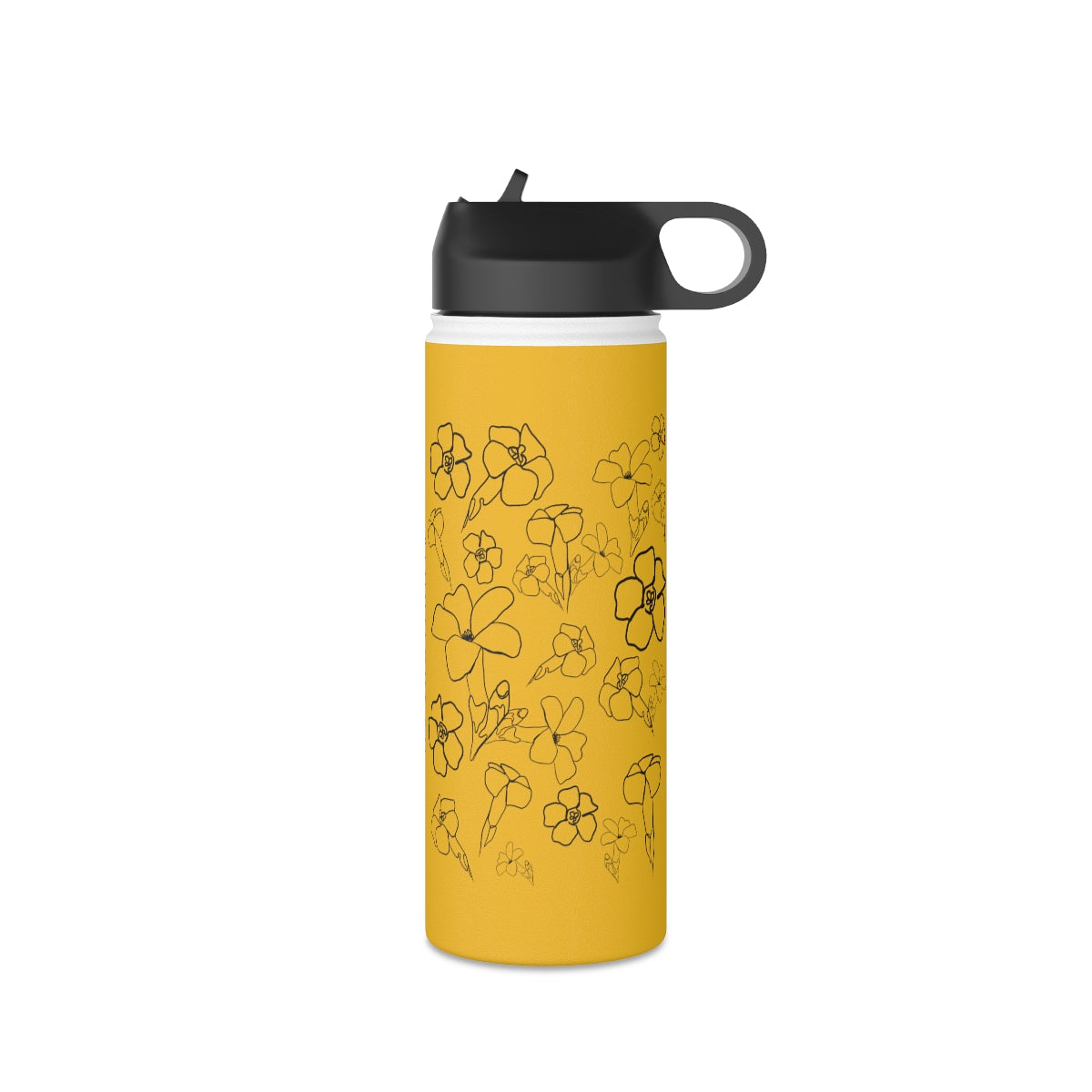 Pua Kenikeni in Melemele/Yellow - Stainless Steel Water Bottle