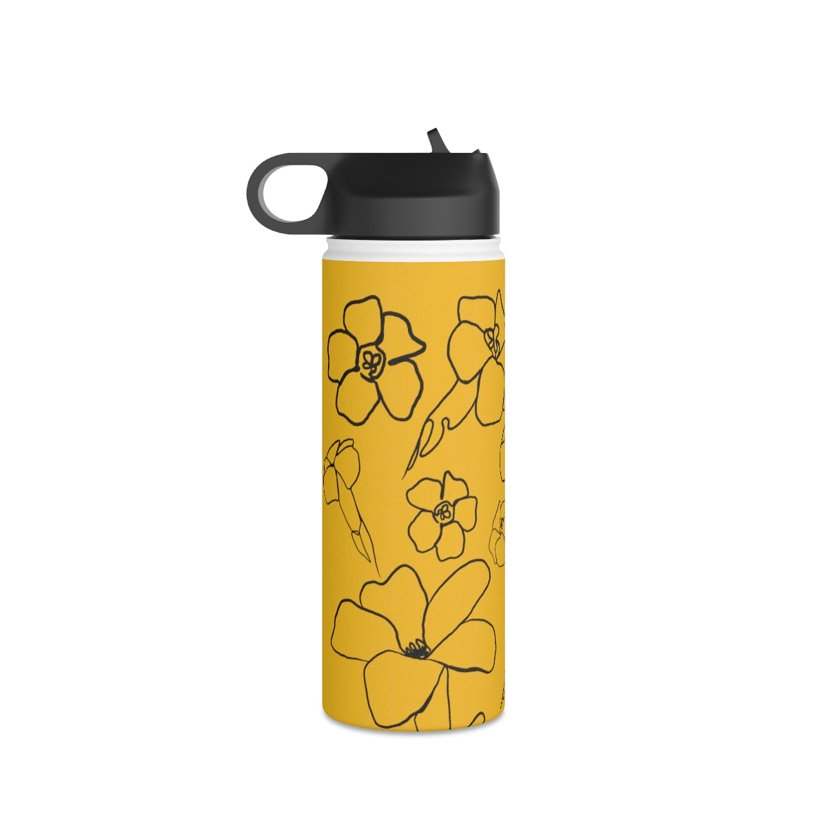 Pua Kenikeni (E) in Melemele/Yellow - Stainless Steel Water Bottle