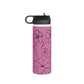 Pua Kenikeni (E) in ʻĀkala/Pink - Stainless Steel Water Bottle