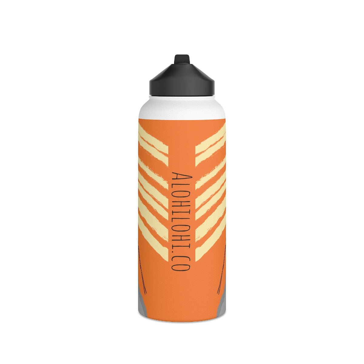 ʻŌkoholua in ʻAlani/Orange - Stainless Steel Water Bottle