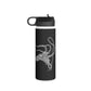 Heʻe (in ʻEleʻele/Black) - Stainless Steel Water Bottle