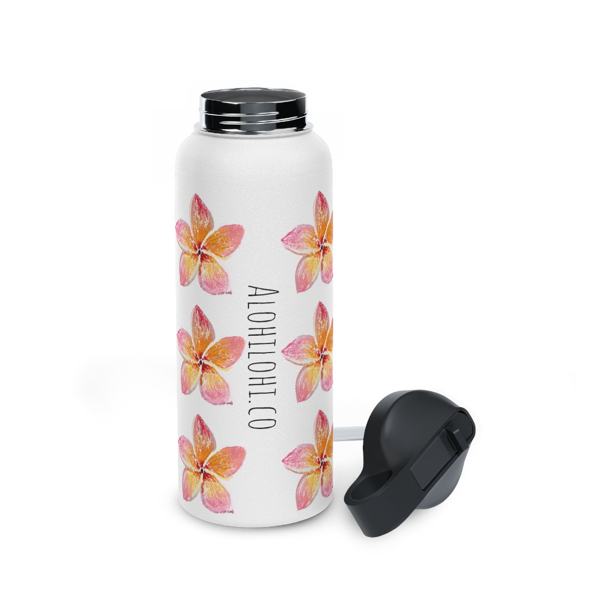 Pua Melia - Stainless Steel Water Bottle