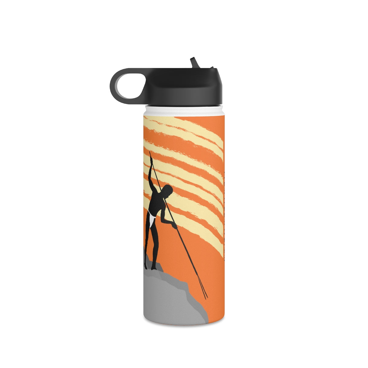 ʻŌkoholua in ʻAlani/Orange - Stainless Steel Water Bottle