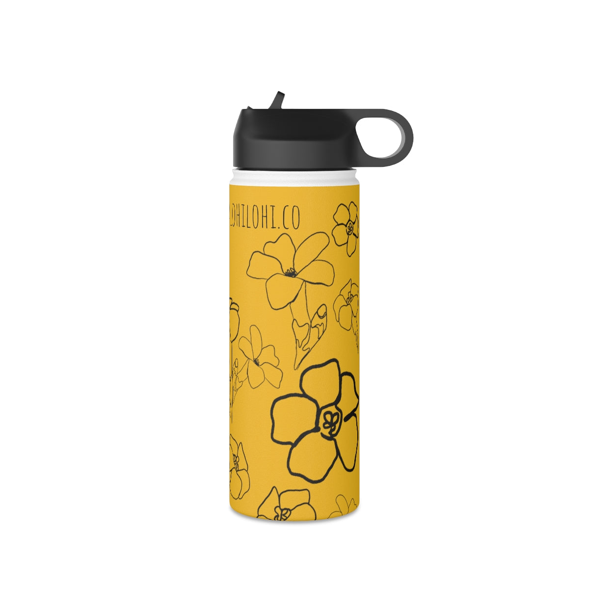 Pua Kenikeni (E) in Melemele/Yellow - Stainless Steel Water Bottle