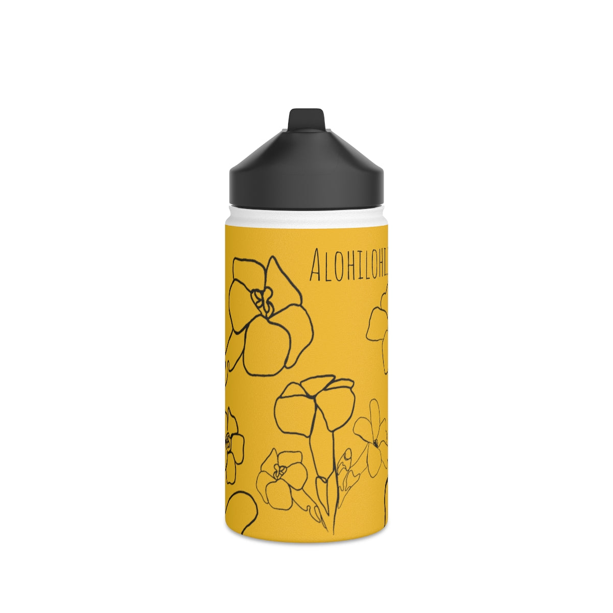 Pua Kenikeni (E) in Melemele/Yellow - Stainless Steel Water Bottle