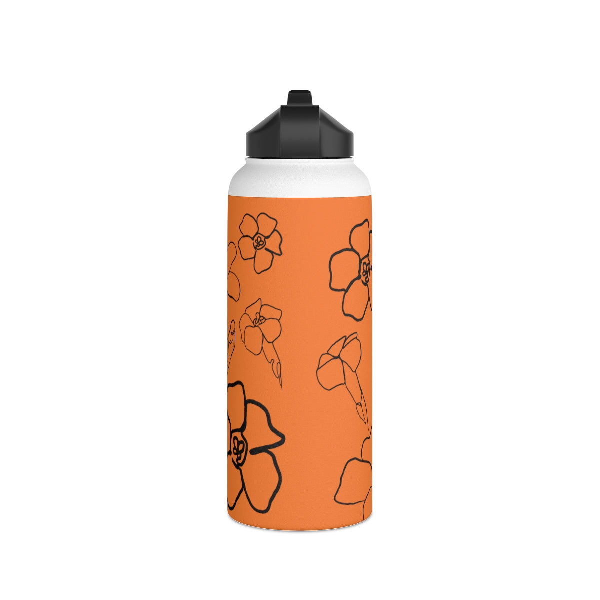 Pua Kenikeni (E) in ʻAlani/Orange - Stainless Steel Water Bottle