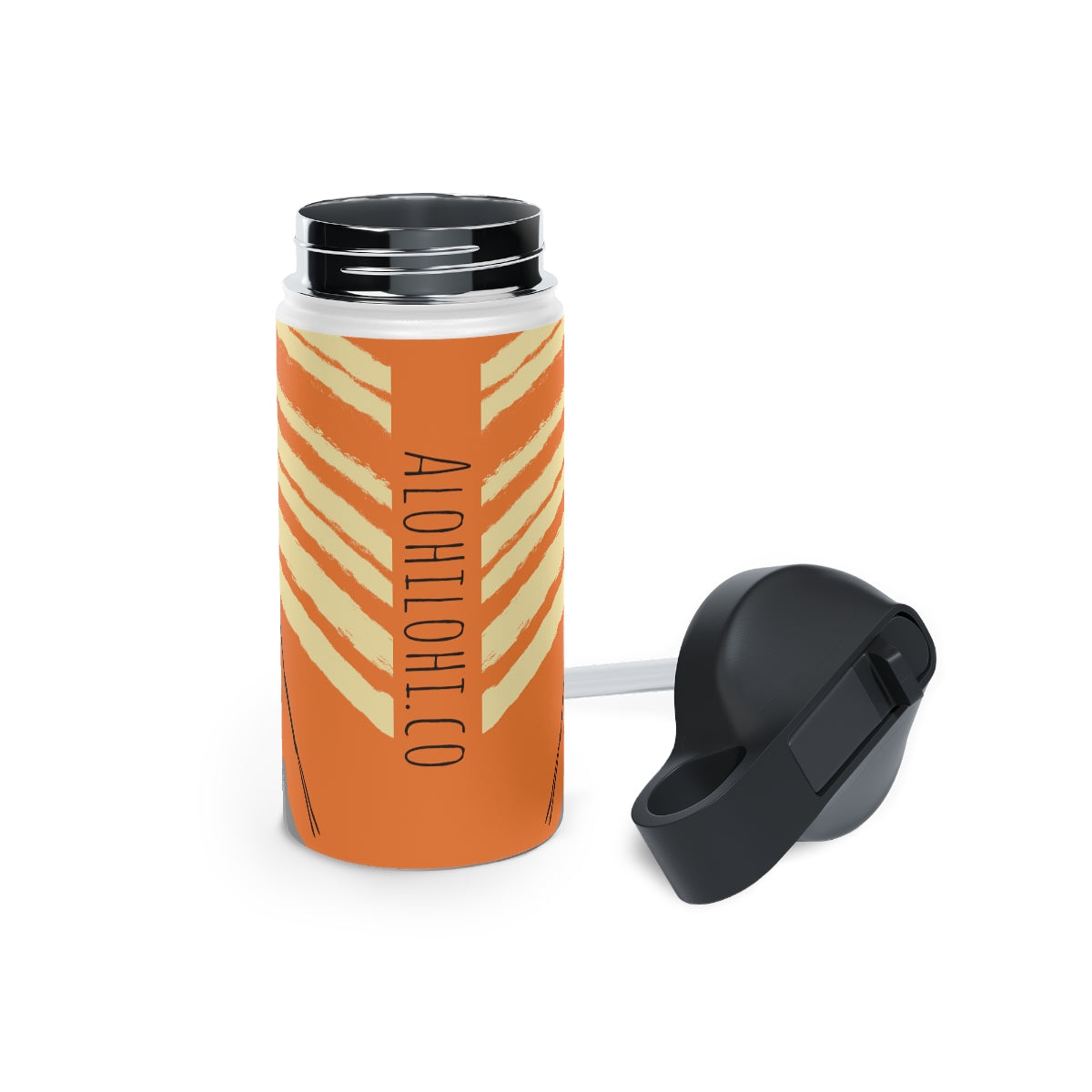 ʻŌkoholua in ʻAlani/Orange - Stainless Steel Water Bottle