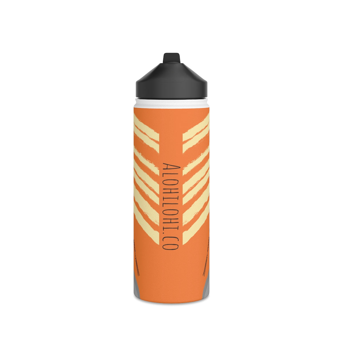 ʻŌkoholua in ʻAlani/Orange - Stainless Steel Water Bottle