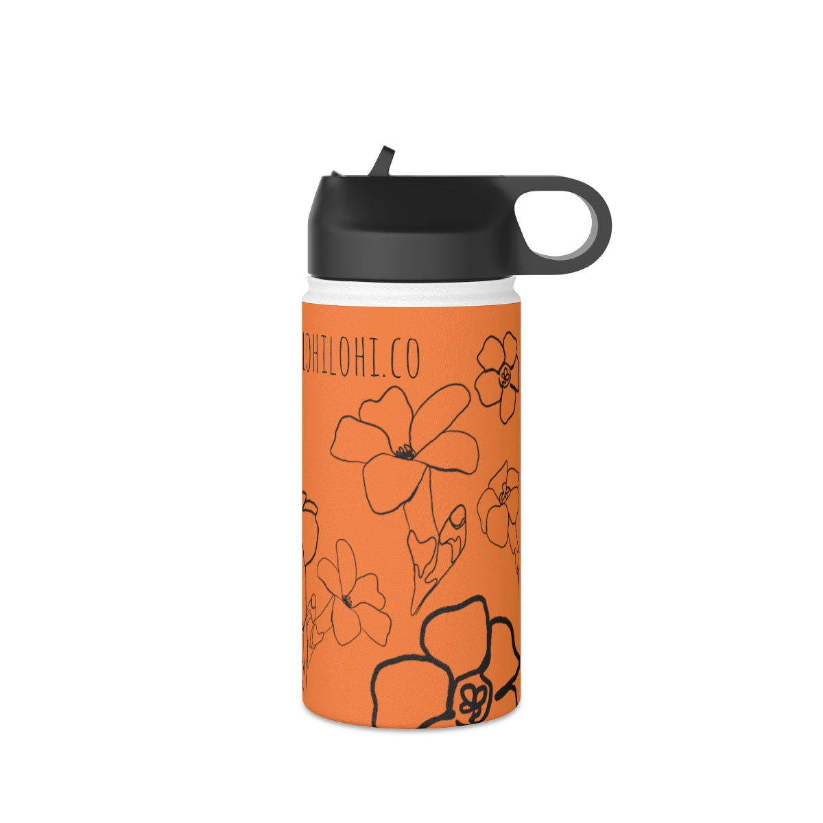 Pua Kenikeni (E) in ʻAlani/Orange - Stainless Steel Water Bottle