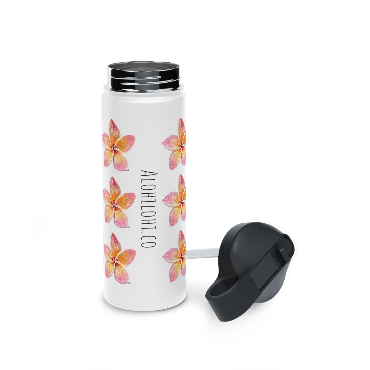 Pua Melia - Stainless Steel Water Bottle