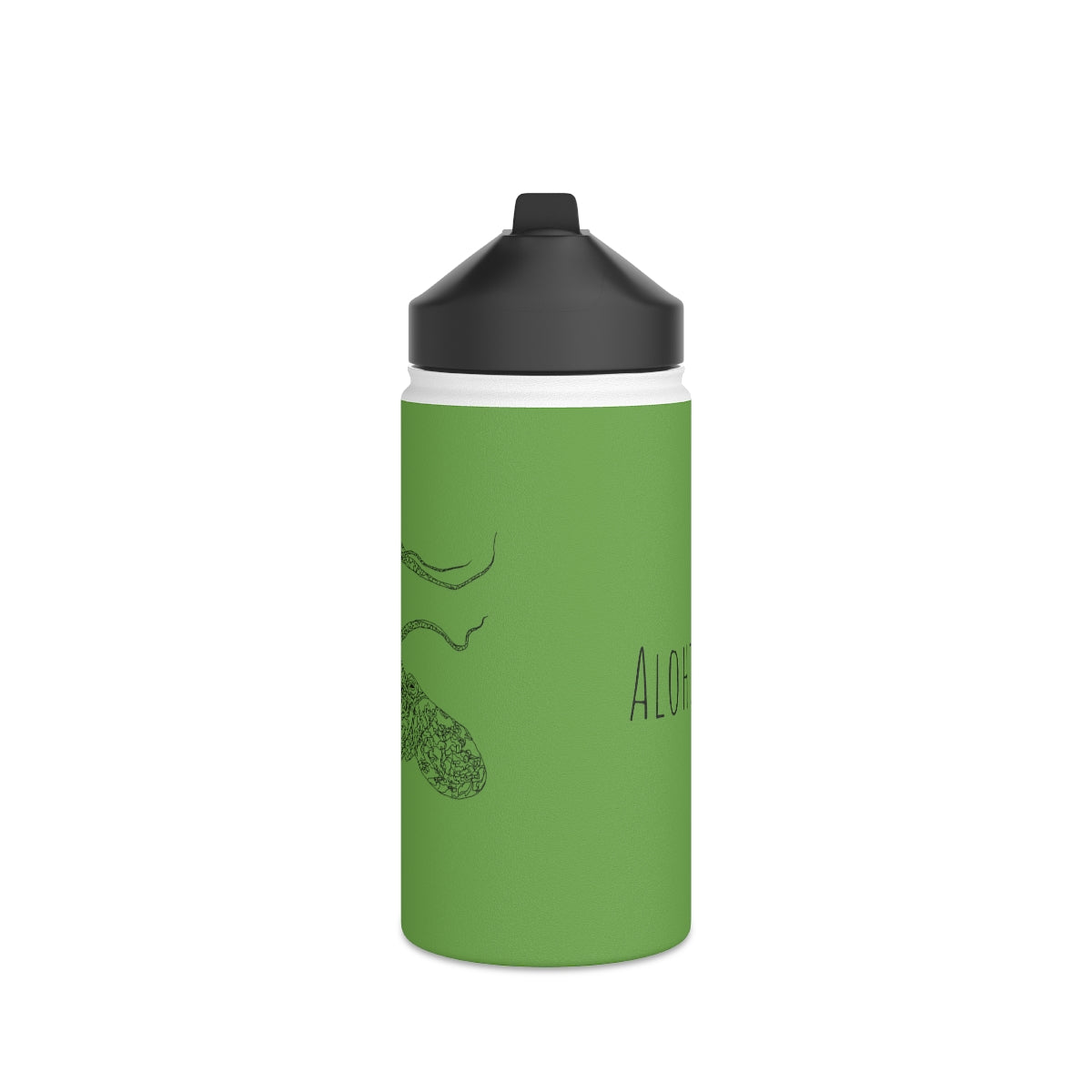 Heʻe (in ʻŌmaʻomaʻo/Green) - Stainless Steel Water Bottle