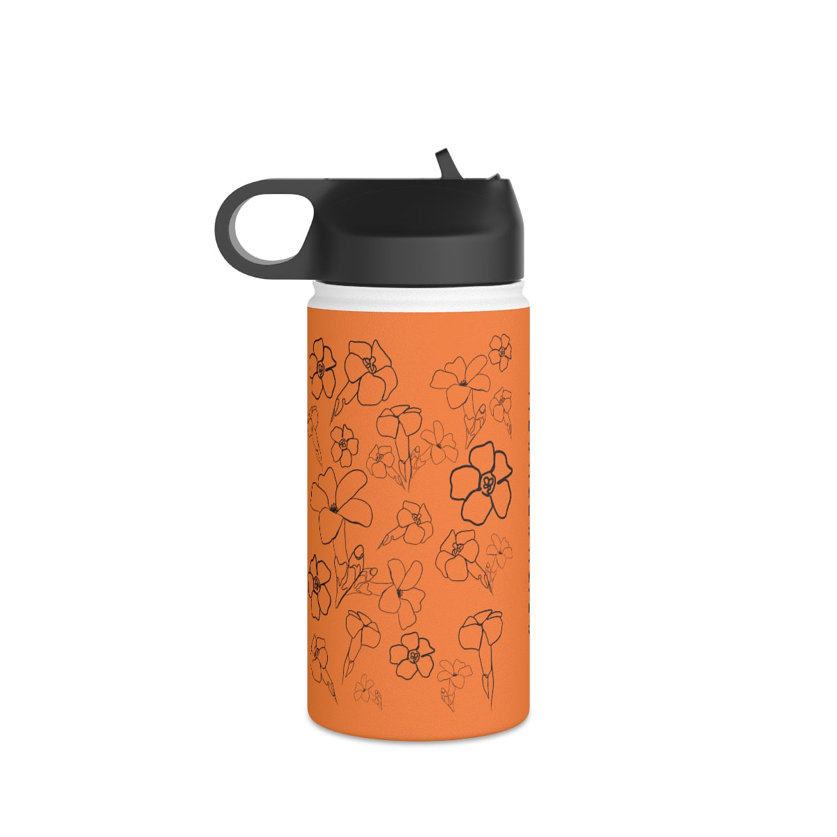 Pua Kenikeni in ʻAlani/Orange - Stainless Steel Water Bottle