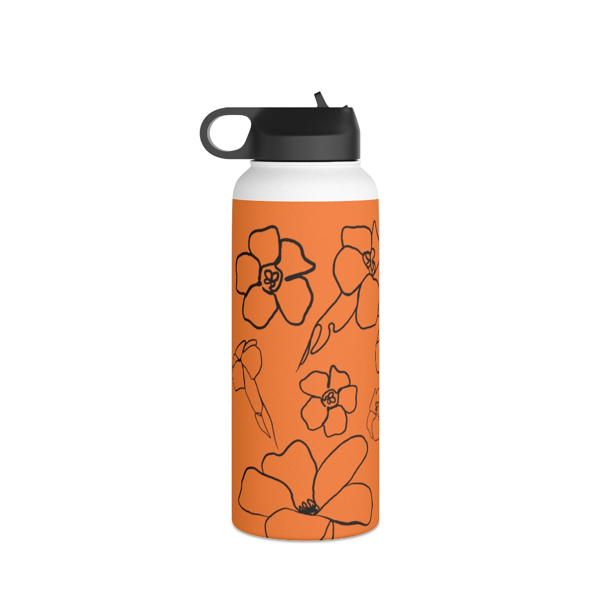 Pua Kenikeni (E) in ʻAlani/Orange - Stainless Steel Water Bottle