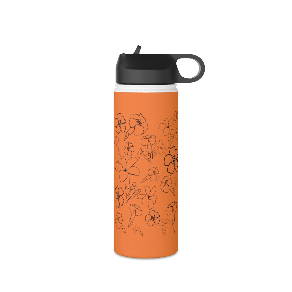 Pua Kenikeni in ʻAlani/Orange - Stainless Steel Water Bottle