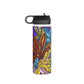 Naupaka (E) in Poni/Purple - Stainless Steel Water Bottle