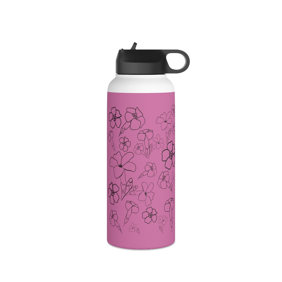 Pua Kenikeni in ʻĀkala/Pink - Stainless Steel Water Bottle