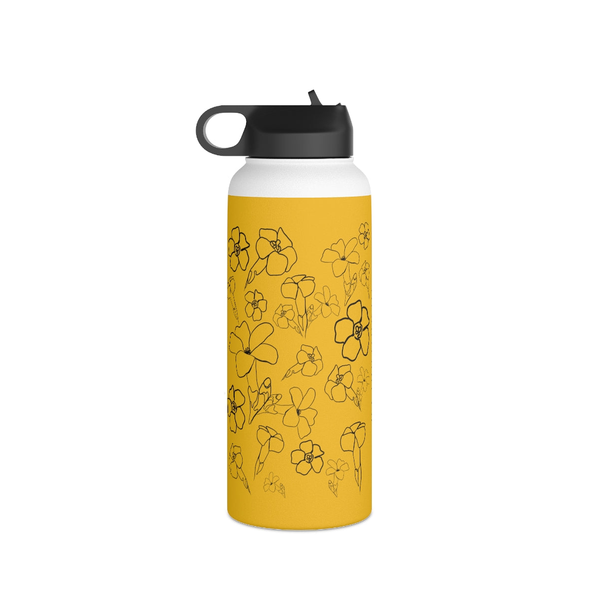 Pua Kenikeni in Melemele/Yellow - Stainless Steel Water Bottle