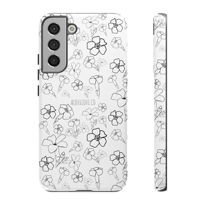 Pua Kenikeni (B&W) - Tough Samsung Case