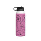 Pua Kenikeni (E) in ʻĀkala/Pink - Stainless Steel Water Bottle