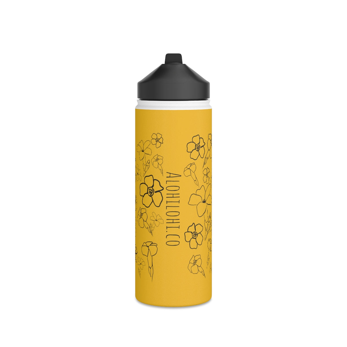 Pua Kenikeni in Melemele/Yellow - Stainless Steel Water Bottle