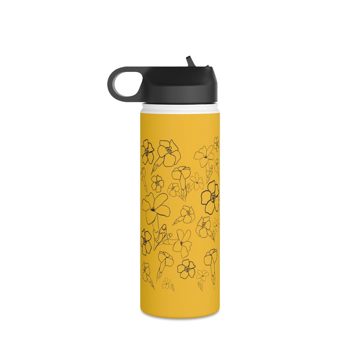 Pua Kenikeni in Melemele/Yellow - Stainless Steel Water Bottle