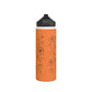 Pua Kenikeni in ʻAlani/Orange - Stainless Steel Water Bottle