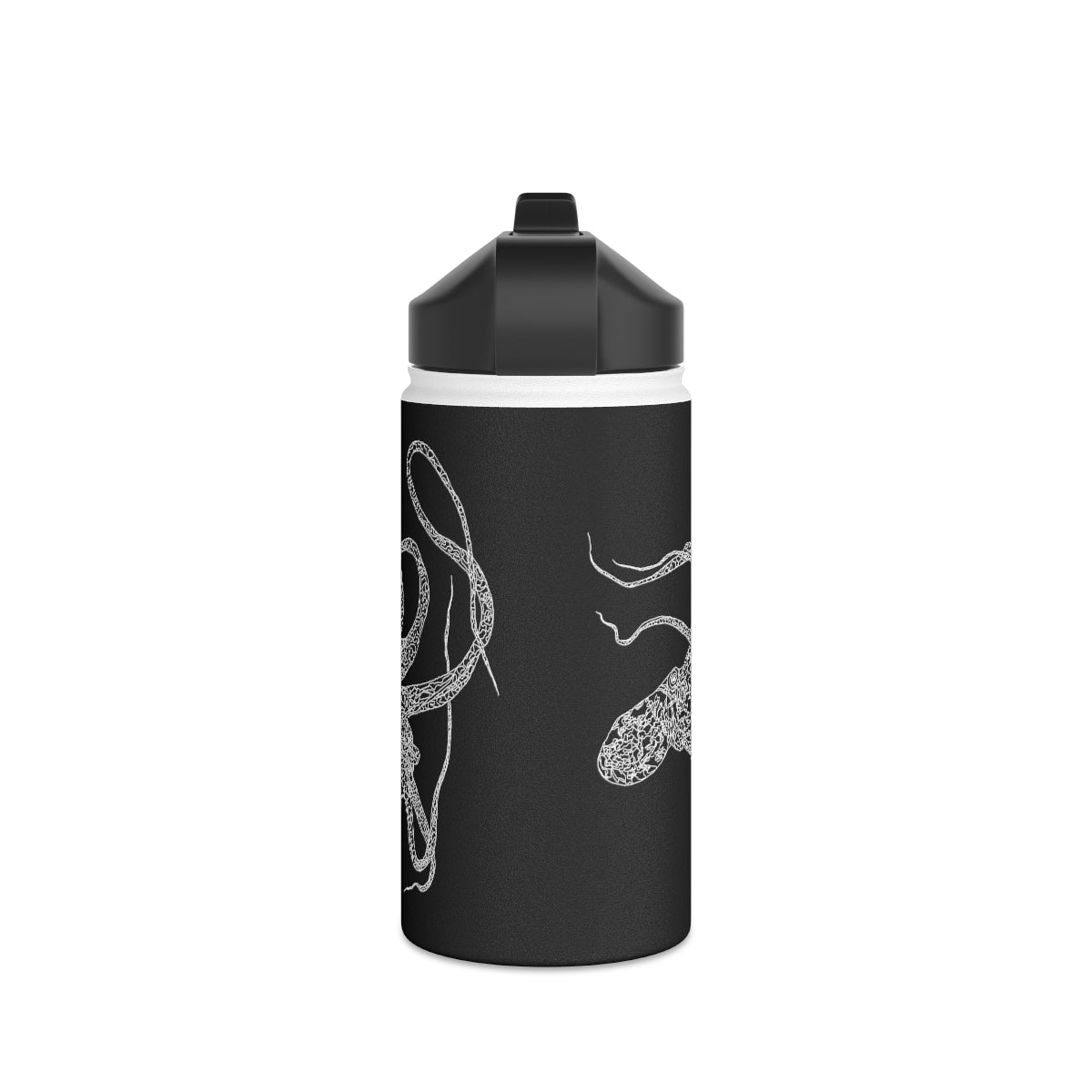 Heʻe (in ʻEleʻele/Black) - Stainless Steel Water Bottle