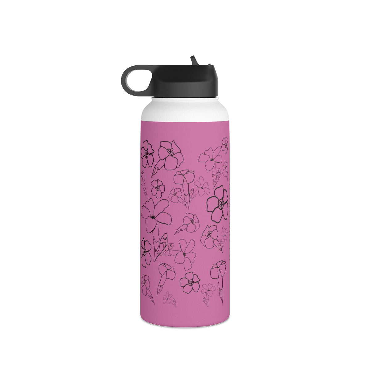 Pua Kenikeni in ʻĀkala/Pink - Stainless Steel Water Bottle