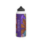 Naupaka (E) in Poni/Purple - Stainless Steel Water Bottle