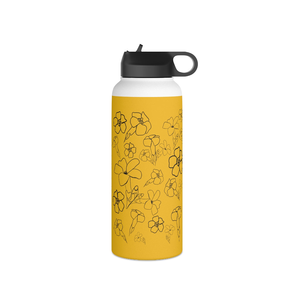 Pua Kenikeni in Melemele/Yellow - Stainless Steel Water Bottle