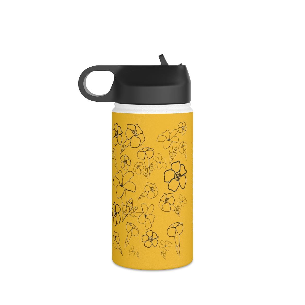 Pua Kenikeni in Melemele/Yellow - Stainless Steel Water Bottle