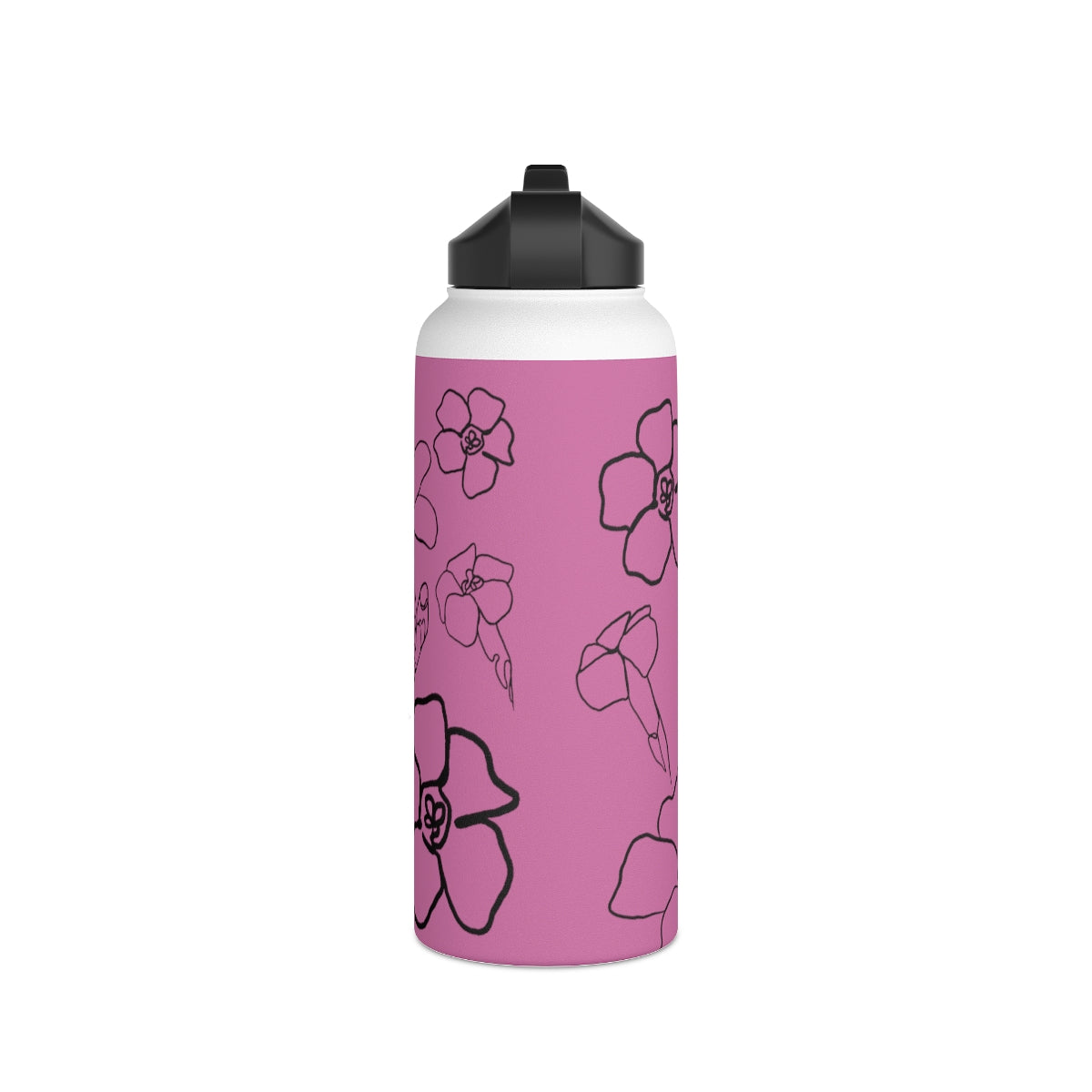 Pua Kenikeni (E) in ʻĀkala/Pink - Stainless Steel Water Bottle