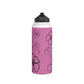 Pua Kenikeni (E) in ʻĀkala/Pink - Stainless Steel Water Bottle