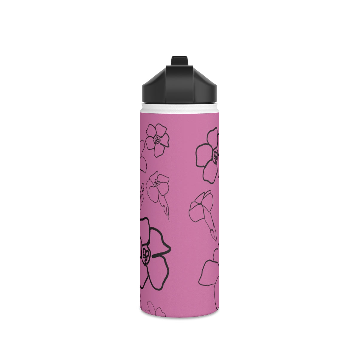 Pua Kenikeni (E) in ʻĀkala/Pink - Stainless Steel Water Bottle