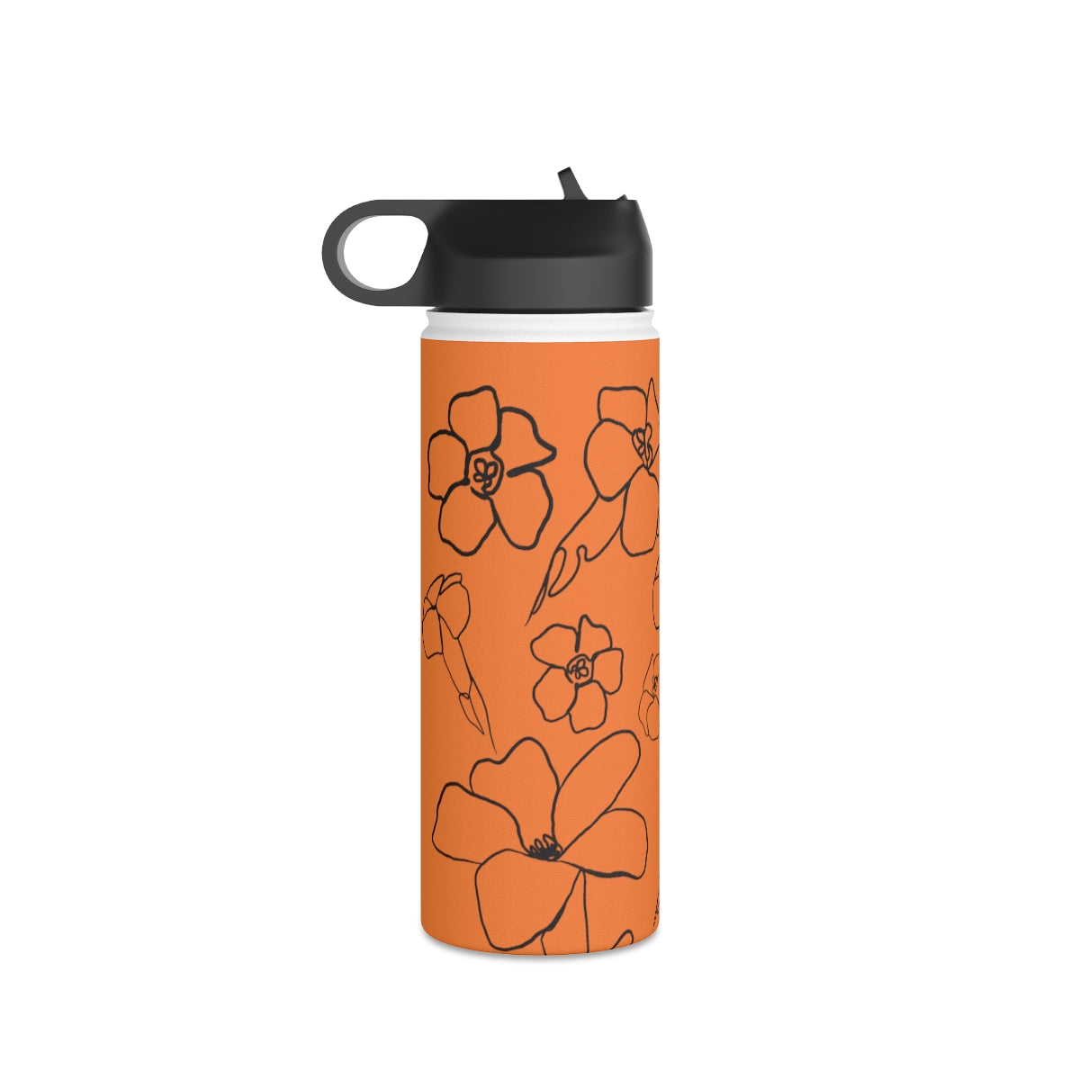 Pua Kenikeni (E) in ʻAlani/Orange - Stainless Steel Water Bottle