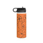 Pua Kenikeni (E) in ʻAlani/Orange - Stainless Steel Water Bottle