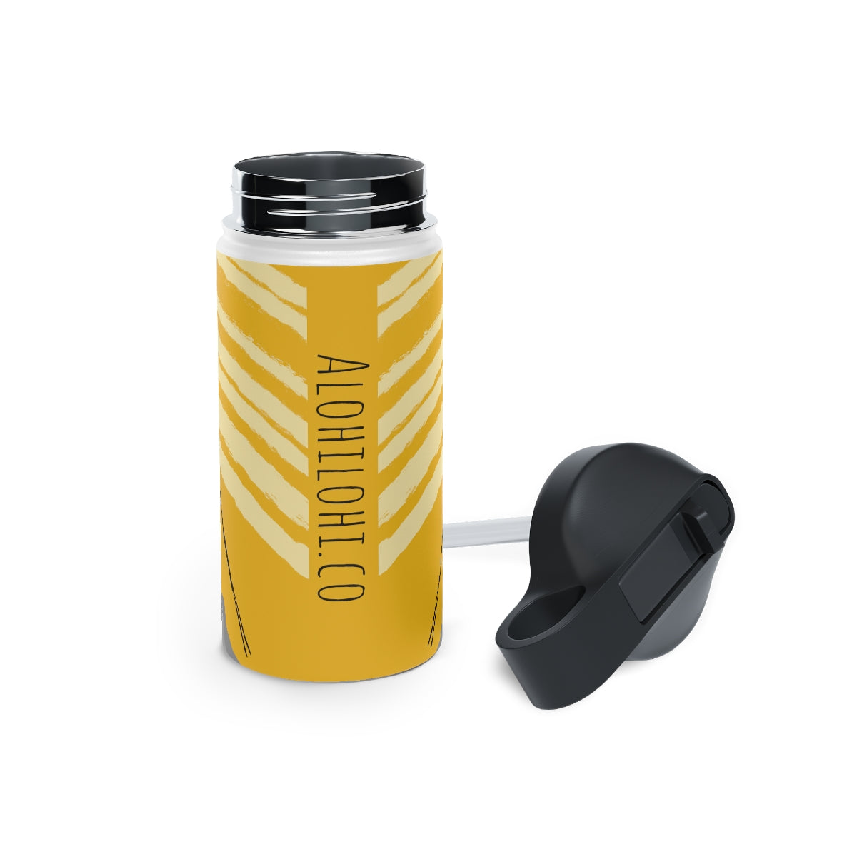 ʻŌkoholua (in Melemele/Yellow) - Stainless Steel Water Bottle