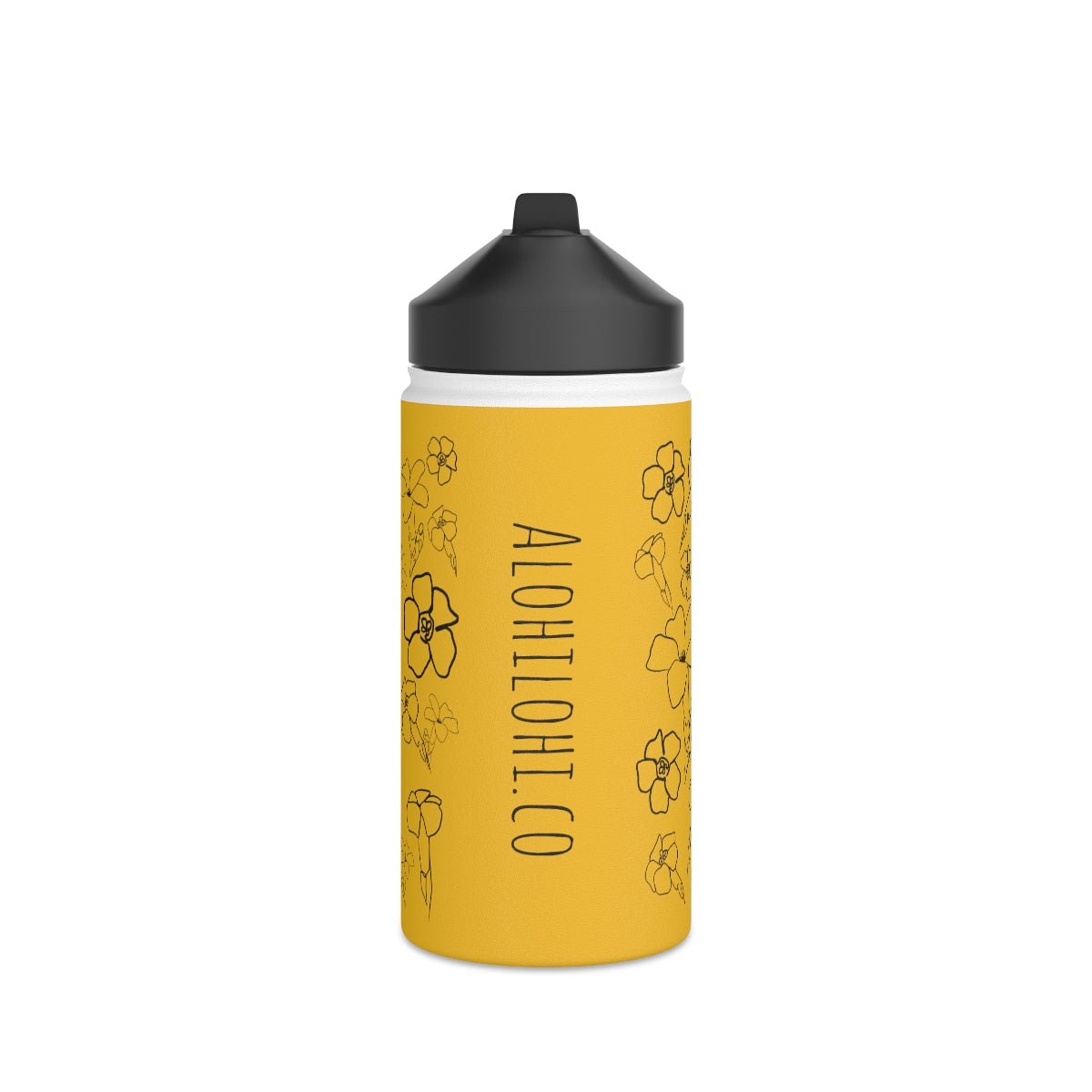 Pua Kenikeni in Melemele/Yellow - Stainless Steel Water Bottle