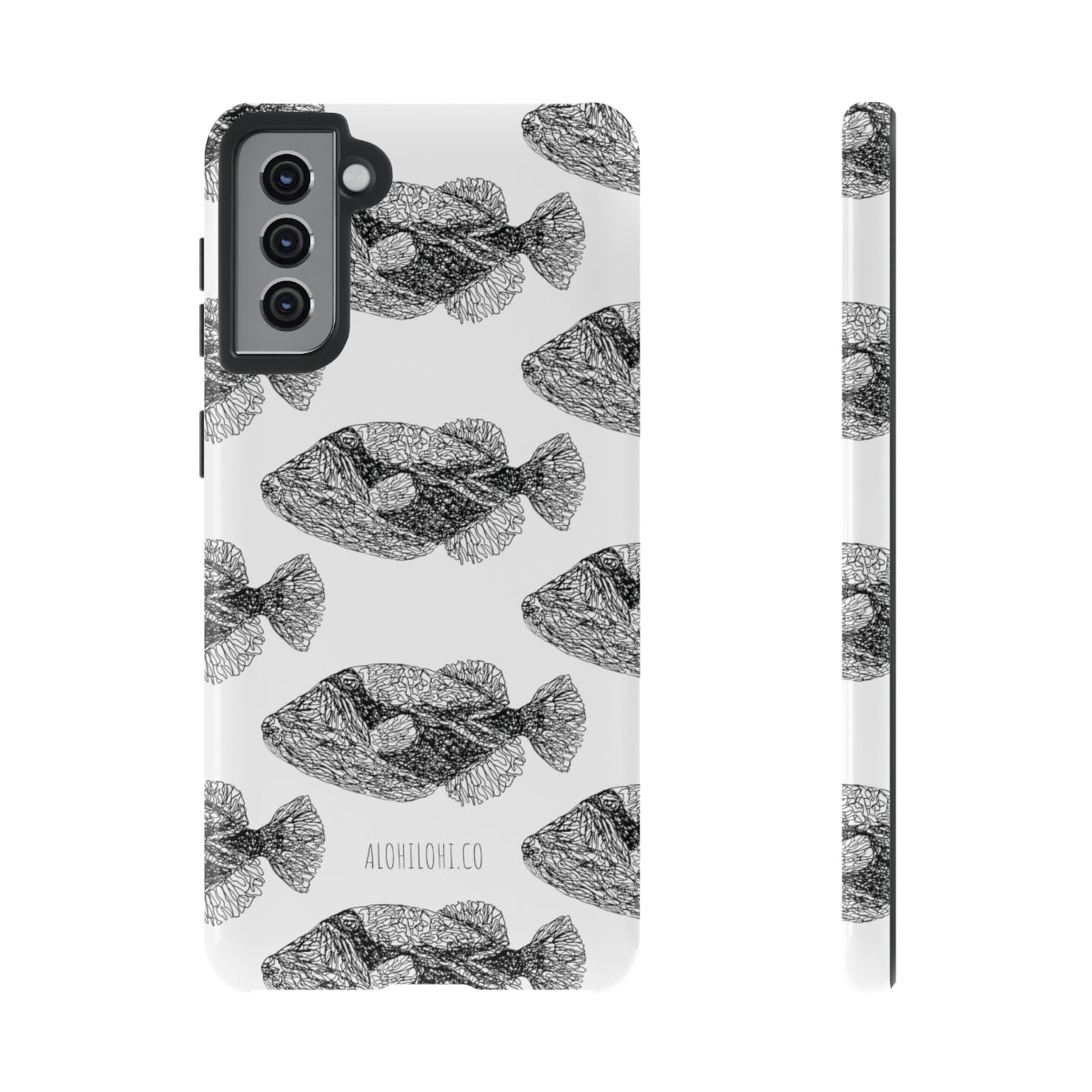 Humuhumunukunukuāpuaʻa (B&W) - Tough Samsung Case