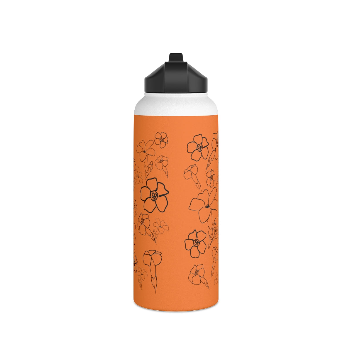 Pua Kenikeni in ʻAlani/Orange - Stainless Steel Water Bottle