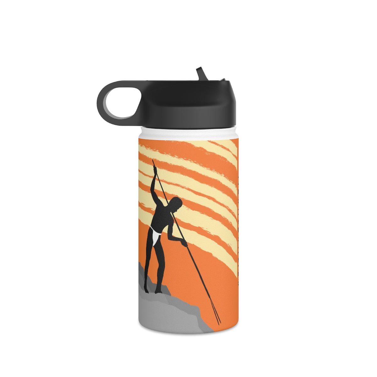 ʻŌkoholua in ʻAlani/Orange - Stainless Steel Water Bottle