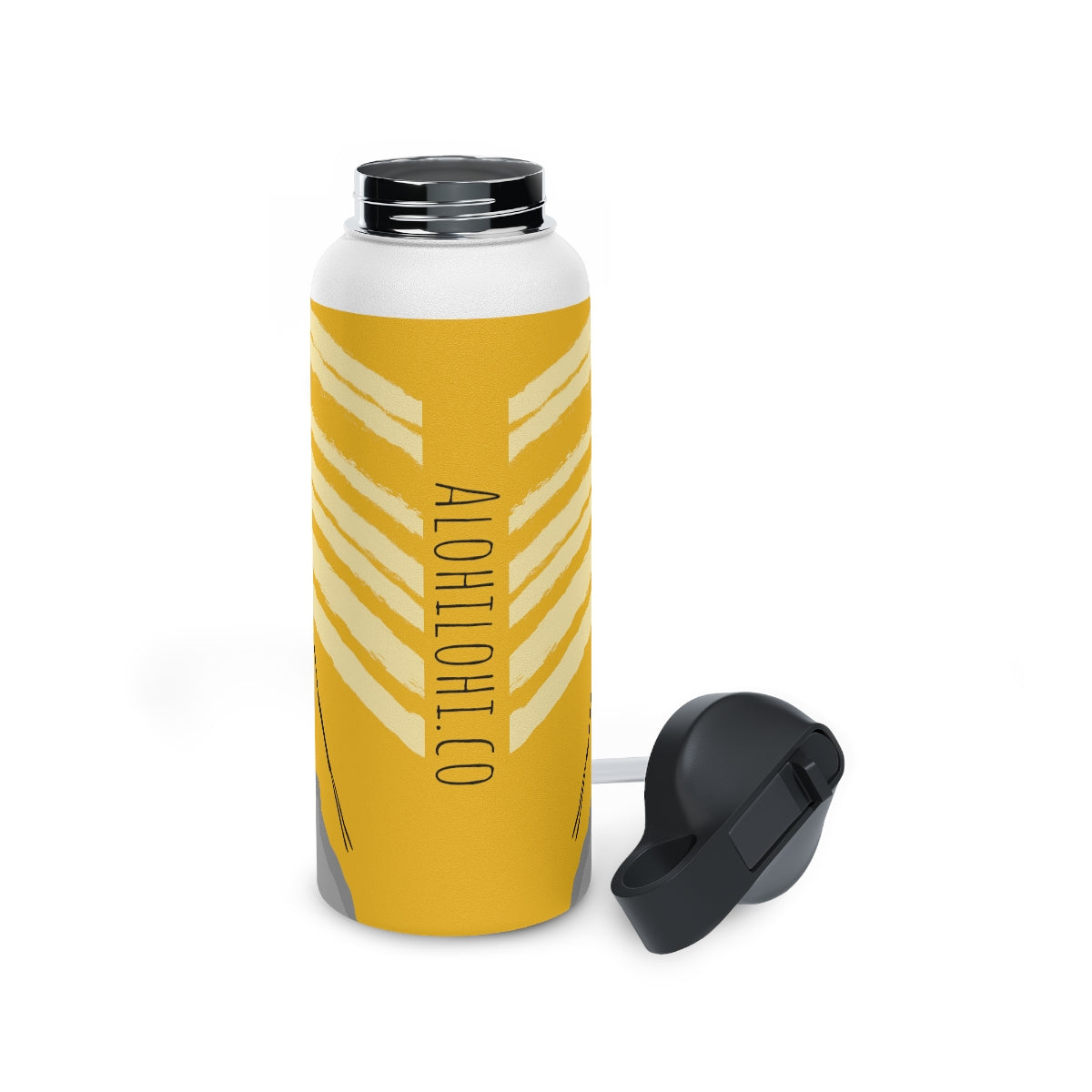 ʻŌkoholua (in Melemele/Yellow) - Stainless Steel Water Bottle