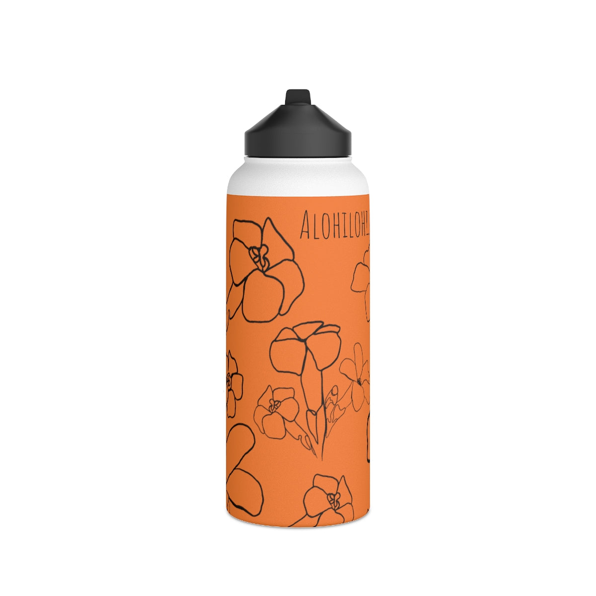 Pua Kenikeni (E) in ʻAlani/Orange - Stainless Steel Water Bottle