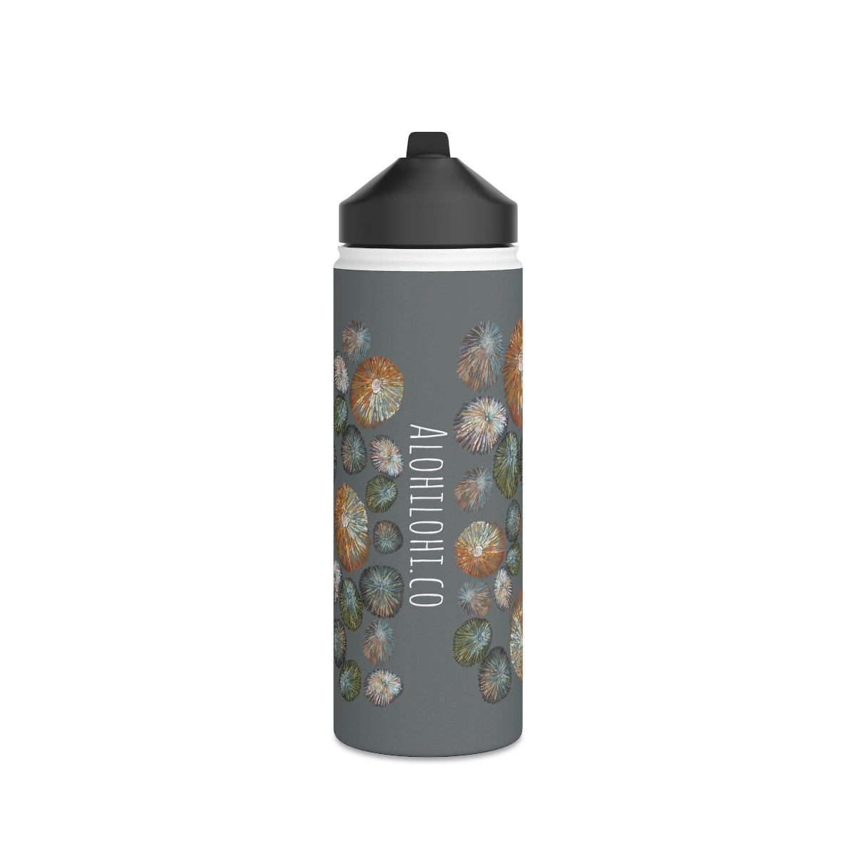 ʻOpihi (in Gray/ʻĀhinahina) - Stainless Steel Water Bottle