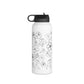 Pua Kenikeni (B&W) - Stainless Steel Water Bottle