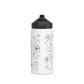 Pua Kenikeni (B&W) - Stainless Steel Water Bottle